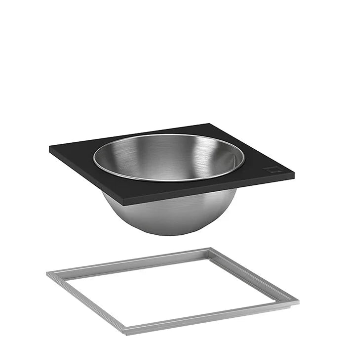 oneQ Ice Black Built-in Set | Inbouw Ice Bucket