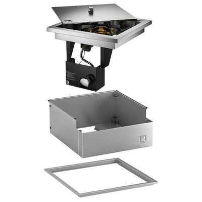 oneQ Wok Brander Built-in Set | Inbouw wokbrander 30mBar